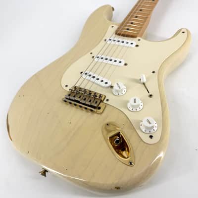 2002 Fender Custom Shop 1956 Stratocaster Relic - Vintage Blonde image 2