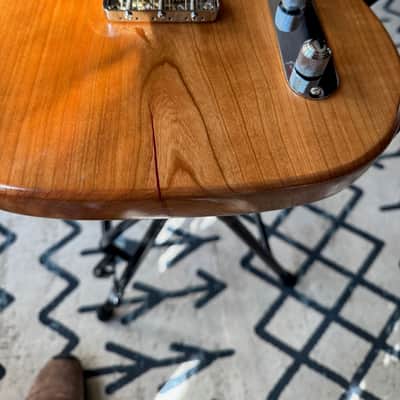 Old Growth Hackenberry wood Telecaster  body with  Fender Tex Mex pickups image 7