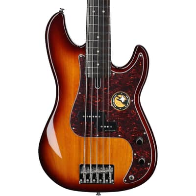 Sire Marcus Miller P5R Bass Guitar, Tobacco Sunburst image 4