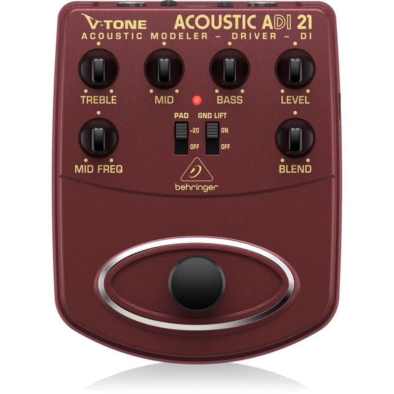 Behringer ADI21 Acoustic Amp Modeler / Direct Recording Preamp / DI Box image 1