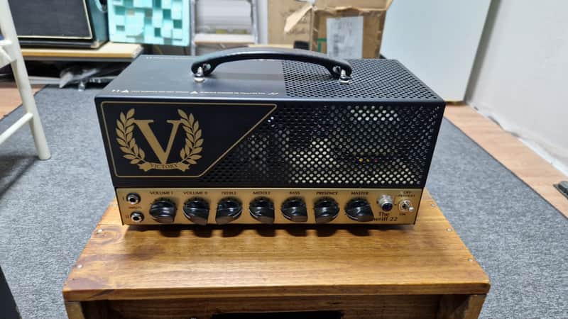 Victory Amps Sheriff 22 Compact Series 2-Channel 22-Watt Guitar Amp Head 2010s - Black/Gold image 1