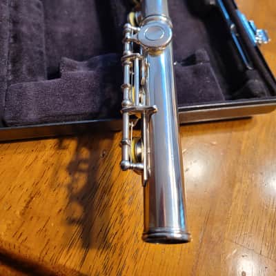 Yamaha (closed hole) FLute-YFL-22N-2025- Nichol/Silver plated-BEAUTIFUL image 6