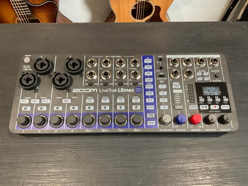 Zoom LiveTrak L6max 12-Channel Mixer & Recorder image 1
