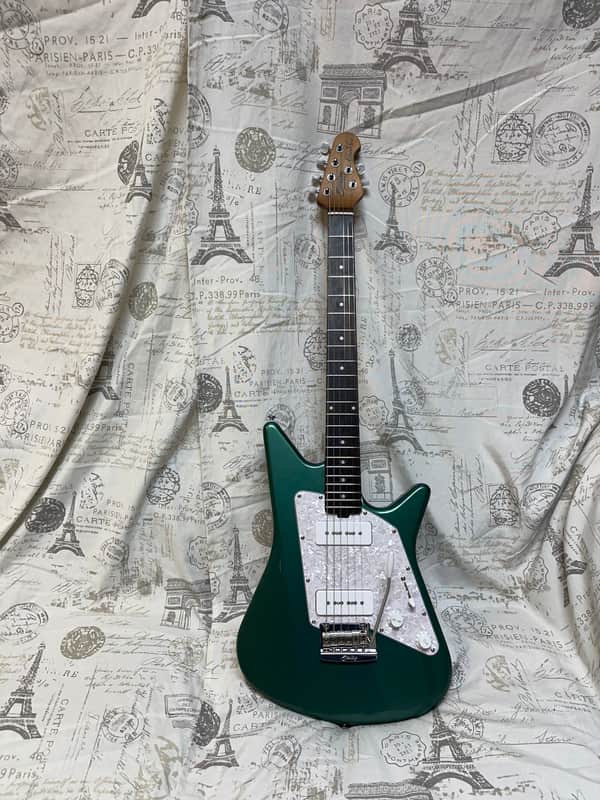 2023 Sterling by Ernie Ball Music Man Model AL40P Albert Lee Signature Sherwood Green image 1