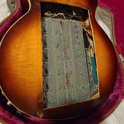 1965 Gibson Johnny Smith D - Guitorgan Guitar Synth Project Sunburst image 7