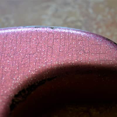 American Fender Custom Stratocaster Relic Nitro Faded Pink Sparkle image 11