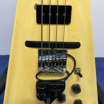 Vintage Travis Bean Wedge TB-4000 4-String Electric Bass Guitar Aluminum Neck with custom Anvil case & Roland GK-2A pickup image 11