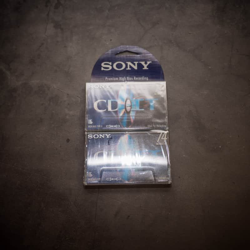Sony CD-IT II Cassettes (2x) NOS 1990s - Factory Sealed image 1