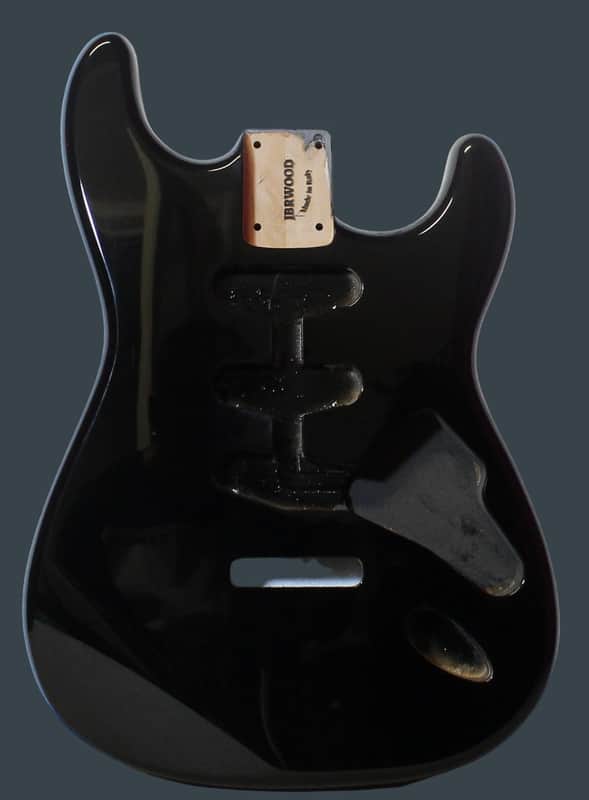 Stratocaster body Black Gloss image 1