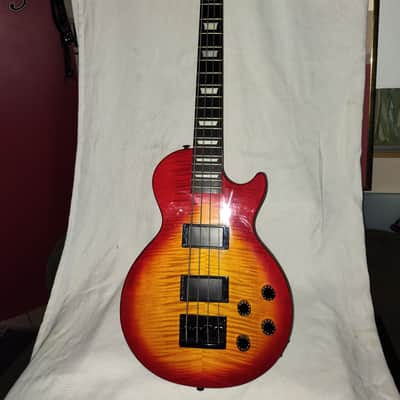Epiphone Les Paul Bass - Red Burst - with gig bag image 8