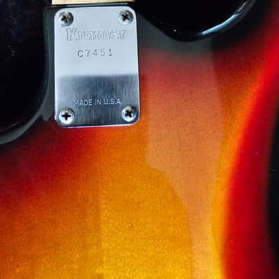 Kramer Pacer deluxe 1984 - 3 tone sunburst image 2
