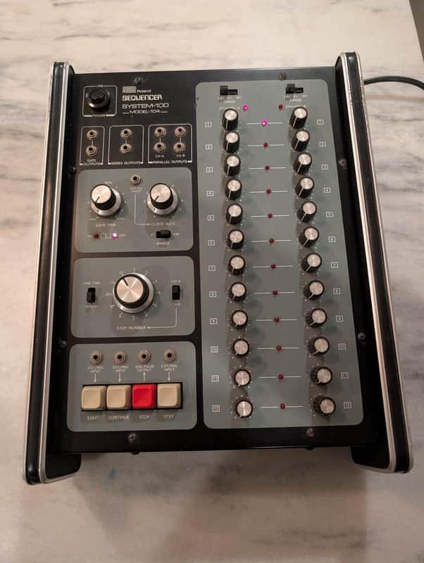 Roland System 100 Model 104 Sequencer Module 1975 - 1979 - Black image 1