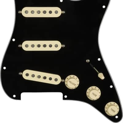 Fender Custom Shop Custom '69 SSS Loaded Stratocaster Pickguard, Black image 1
