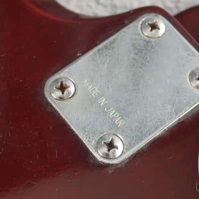 Greco SG-Style Bass MIJ Cherry Red Vintage Short Scale Bass Guitar image 19
