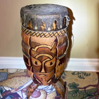 Beautiful Genuine African Handcrafted Drum Percussion Instrument image 12