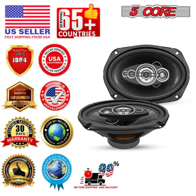 5Core 6x9 Car Speaker 800W 4Pcs 4Ohm 4 Way Coaxial Speaker Audio w Super Tweeter Universal Fit image 13