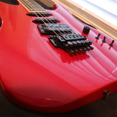 Kramer Stagemaster Custom HSS Flip Flop Red/Pink image 16