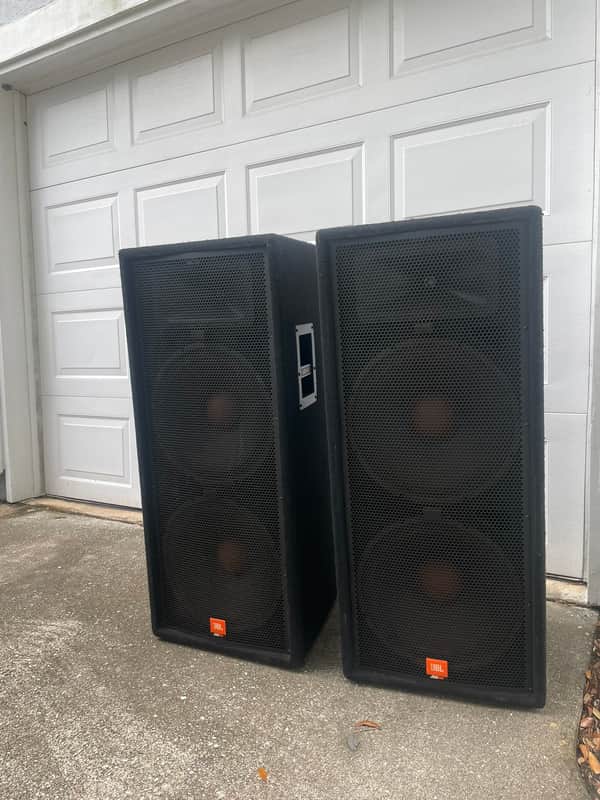 JBL JRX125 SPEAKERS. 2x15 with compression driver image 1