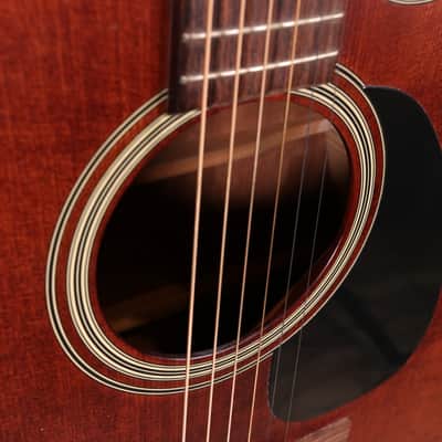 Takamine EF340SC GN Solid Cedar Top / Layered Mahogany Dreadnought Acoustic-Electric Guitar Bild 5