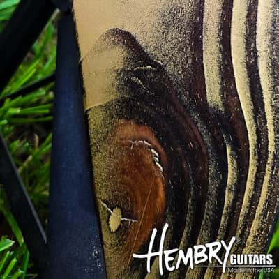 HEMBRY Flying V style pine body image 12