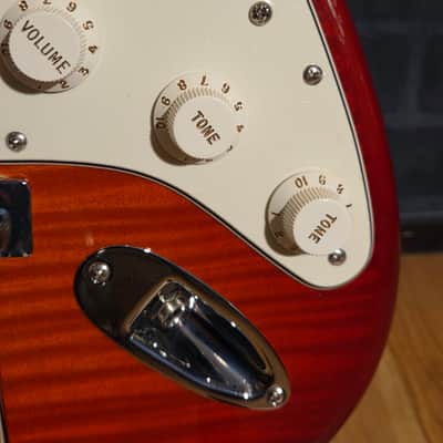 Fender 2017 Player Stratocaster HSS Plus Top Maple Fretboard Aged Cherry Burst image 7