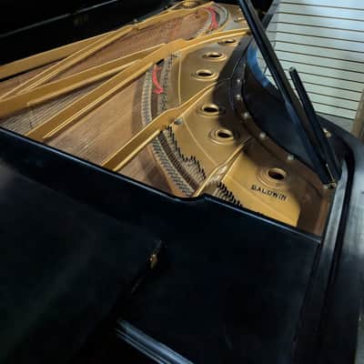 Baldwin SD10 nine foot Concert Grand Piano 70s - Ebony image 5