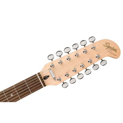 Squier Paranormal Jazzmaster XII 12-String Electric Guitar - Lake Placid Blue image 15