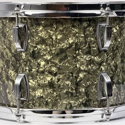 Ludwig 18/12/14" Classic Maple Jazzette Outfit - Moss Green Pearl image 11