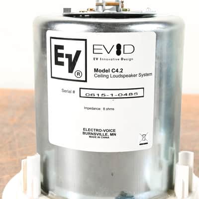 Electro-Voice (EV) EVID C4.2 4" 2-Way Coaxial Ceiling Loudspeaker (PAIR) CG01F31 image 12
