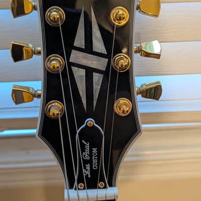 Epiphone Les Paul Custom Exclusive Quilt Top - Transparent Amber image 5