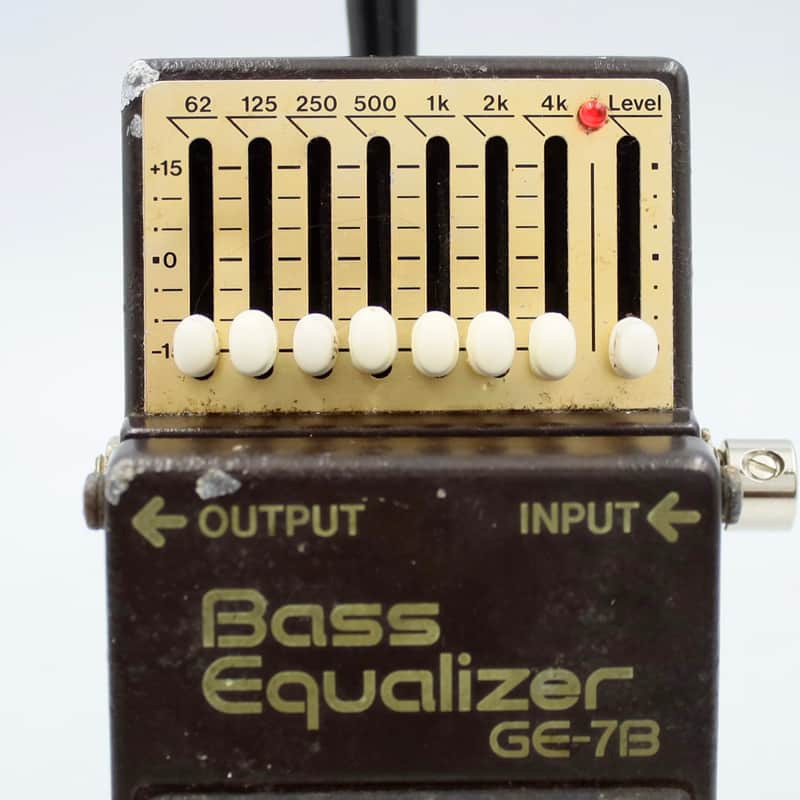 Boss GE-7B Bass Equalizer 1987 Made in Japan Guitar Effect Pedal
