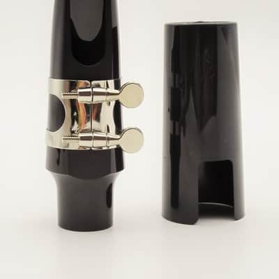 APM Tenor Sax Mouthpiece Kit - Standard Mthpc + Cap + Ni-Plated Ligature; Made in USA image 1