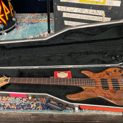 Rick Savage's, Def Leppard Washburn Bubinga 5-String Bass Guitar (RS #5020) Authenticated! image 17