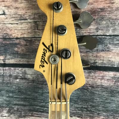 Used Fender Left Handed 1975 Jazz Bass with Case image 3