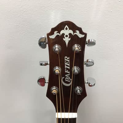 Used Crafter CRAFTER FX-550EQ-P Acoustic Guitar Blue image 2