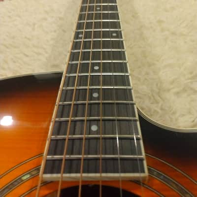 Washburn 2018 EA15ATB-A Mini-Jumbo Tobacco Burst Acoustic Electric w/Roadrunner HSC image 5