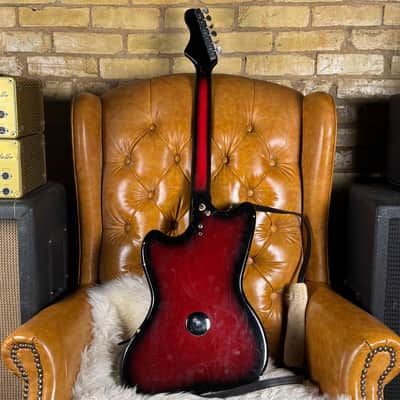 1960s Silvertone 1452 Hornet Vintage Danelectro Made In USA Electric Guitar W/ Strap! image 2