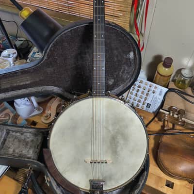 Triple-X Tenor Banjo William L. Lange Co. 1920’s  Style “A” 17 Fret - w/OHSC image 7