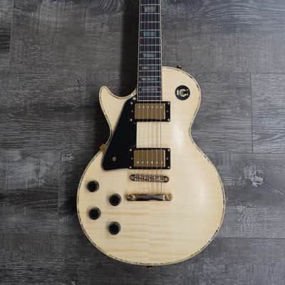 AIO SC77 Left-Handed Electric Guitar - Natural image 1