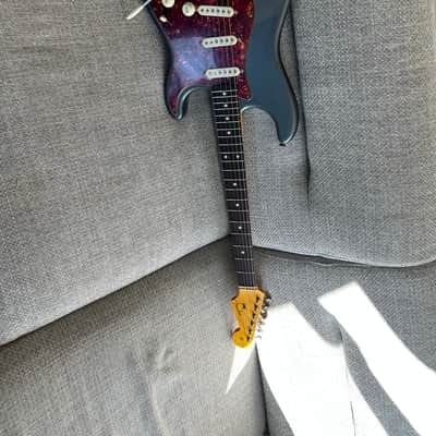 Fender Custom Shop 1960s Stratocaster Partscaster Relic 2020s Charcoal Frost Metallic image 3