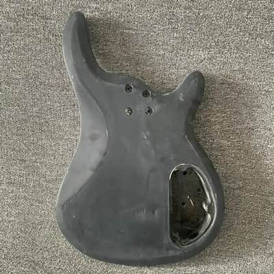 Black Basswood Left Handed Bass Body DIY Project image 4