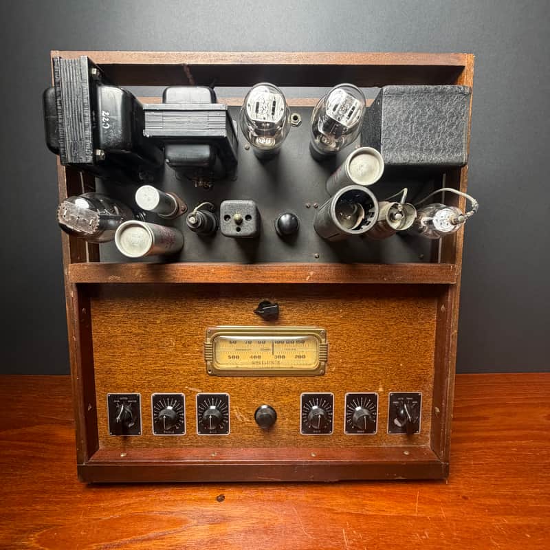 Tube Cutter Head Preamplifier preamp lathe microphone DI hi-fi One of a kind hidden drawer ( presto scully neumann rca ) image 1