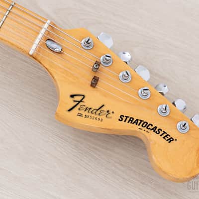 1980 Fender Stratocaster Hardtail Vintage Guitar Antigua, Near-Mint w/ Case image 4