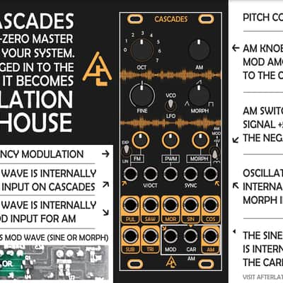 AFTER LATER AUDIO CASCADES VCO : BRAND NEW :  [DETROIT MODULAR] image 4