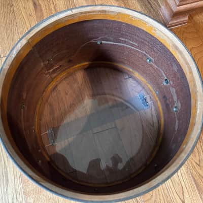Leedy 10 x 15" Marching Snare Drum Vintage 8 Lug image 6