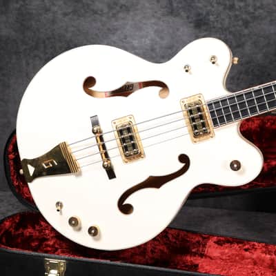 2007 Gretsch G6136LSB White Falcon Bass image 1