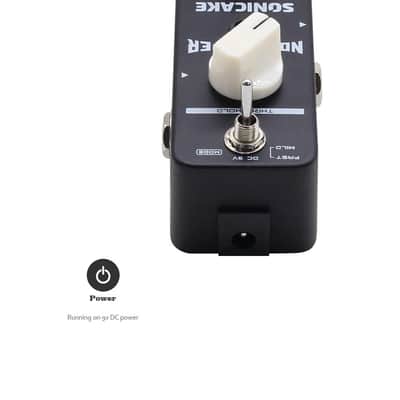 SONICAKE Noise Gate Effects Pedal Guitar Pedal Suppressor Noise Wiper Guitar Effects Pedal 2 Modes True Bypass image 4