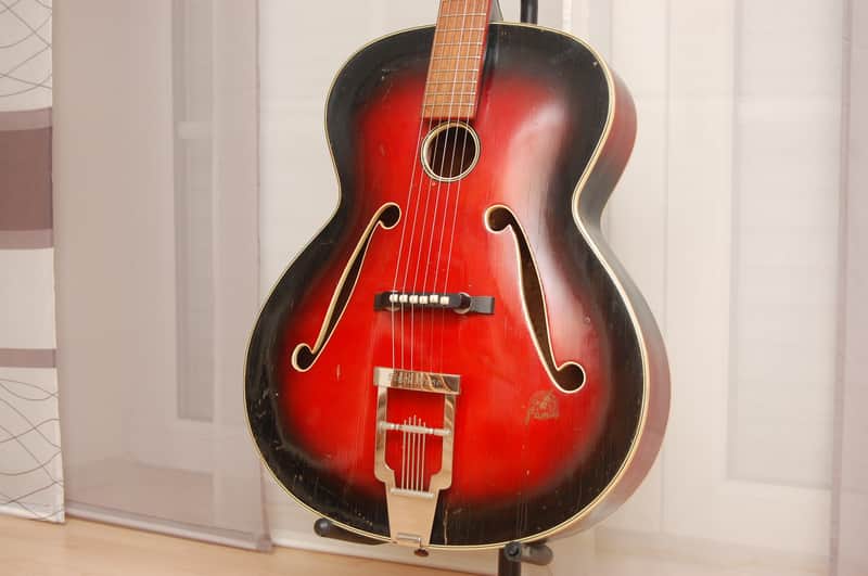 Framus Black Rose 5/70 – RARE 1959 German Vintage Archtop Guitar / Gitarre image 1