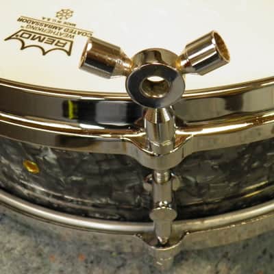 Lang Snare Drum 4x14 1980s - Black Diamond Pearl image 3