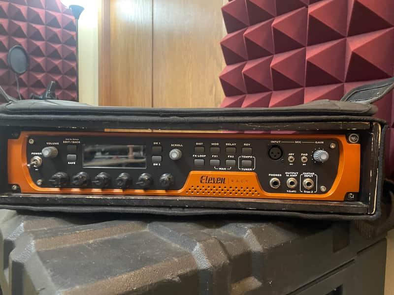 Avid Eleven Rack Guitar Multi-Effects Processor and Pro Tools